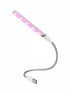 Фитолампа для рассады гибкая с USB 3вт Огонек OG-LDP15